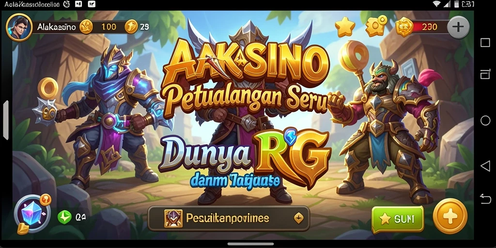 Gameplay AAKASINO yang seru dengan grafis menawan dan pertarungan mendebarkan.
