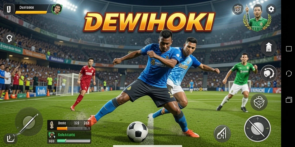 Tampilan gameplay DEWIHOKI yang seru dan mendebarkan.