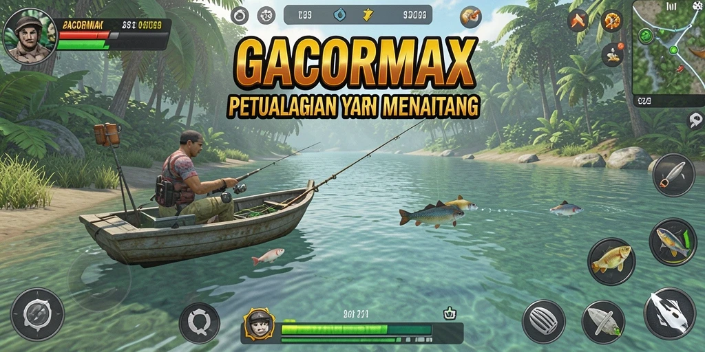 Tangkapan ikan yang besar dan grafis memukau dari GACORMAX.