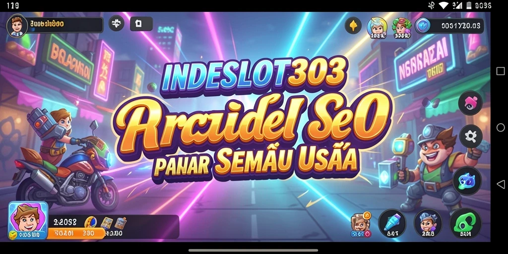 Screenshot gameplay INDESLOT303 menampilkan aksi seru dalam permainan Arcade.
