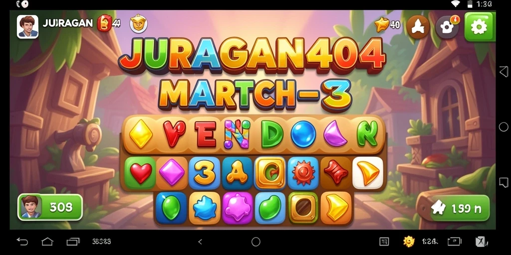 Tampilan antarmuka gameplay JURAGAN404 yang memukau.
