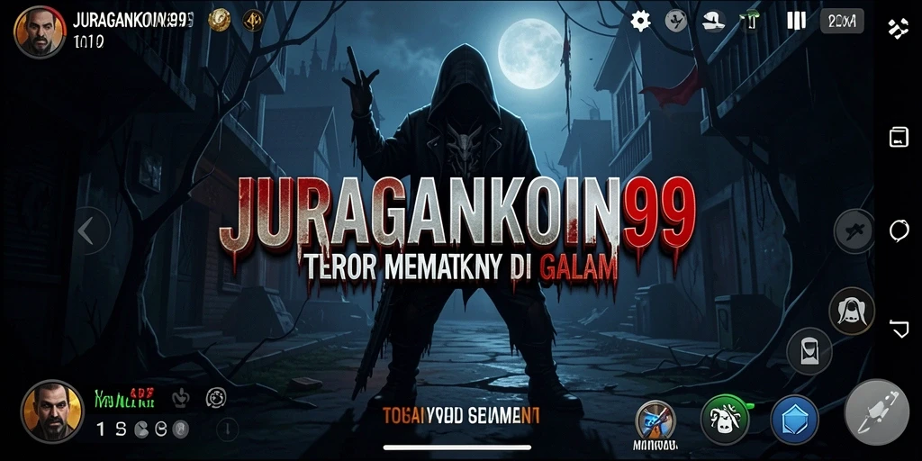 Screenshot JURAGANKOIN99 menampilkan suasana mencekam saat gameplay.