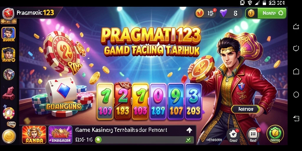 Tampilan gameplay menarik di PRAGMATIC123 dengan berbagai pilihan permainan Kasino.