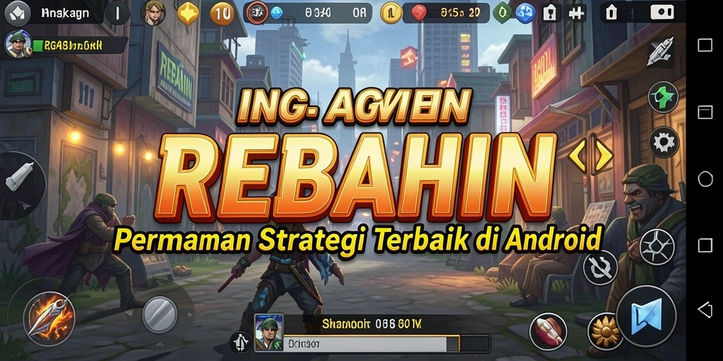 Tampilan menarik dari gameplay REBAHIN yang mendebarkan.