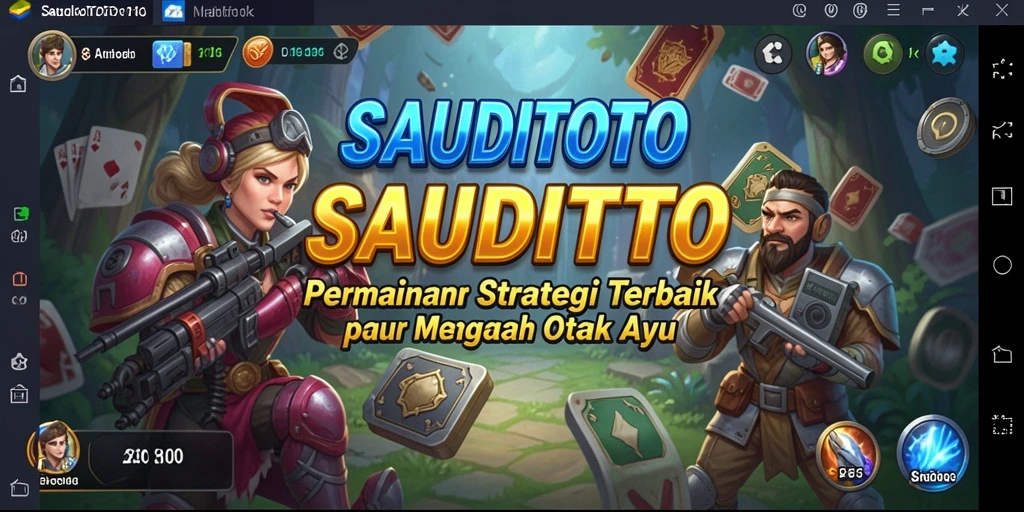 Tampilan gameplay menarik dari SAUDITOTO yang menonjolkan strategi dan taktik.