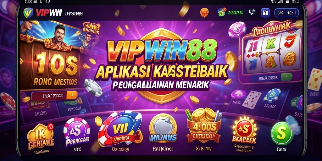 Gameplay menarik dari aplikasi Kasino VIPWIN88 dengan berbagai pilihan permainan.